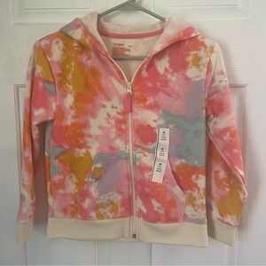 NWT Cat & Jack Colorful Tie-Dye Kids Hoodie